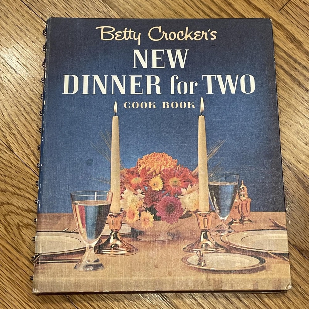 1st Edition 1st Print Betty Crocker's New Dinner for Two Cook Book 1964 Cookbook